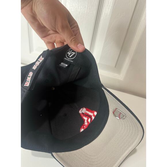 Boston Red Sox ‘47 Brand Baseball Cap NEW Blue Red Hat - Picture 5 of 5
